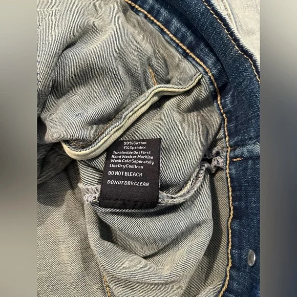 NWT Embellish Men’s Devin Denim Jacket